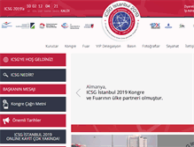 Tablet Screenshot of icsgistanbul.com